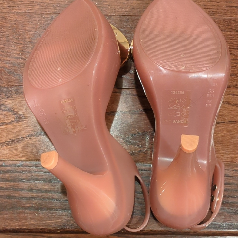 Vivienne Westwood Pink Heart Heels - Picture 2 of 4
